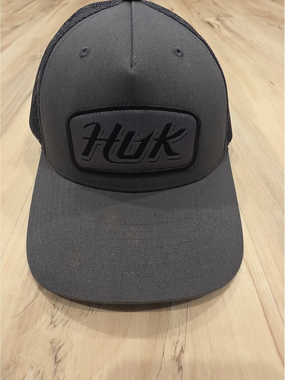 Huk Black Mesh Snapback Baseball Cap